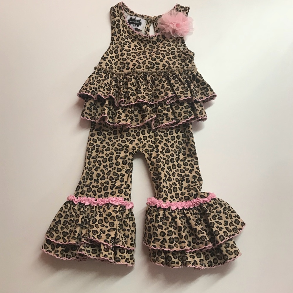 Leopard print romper