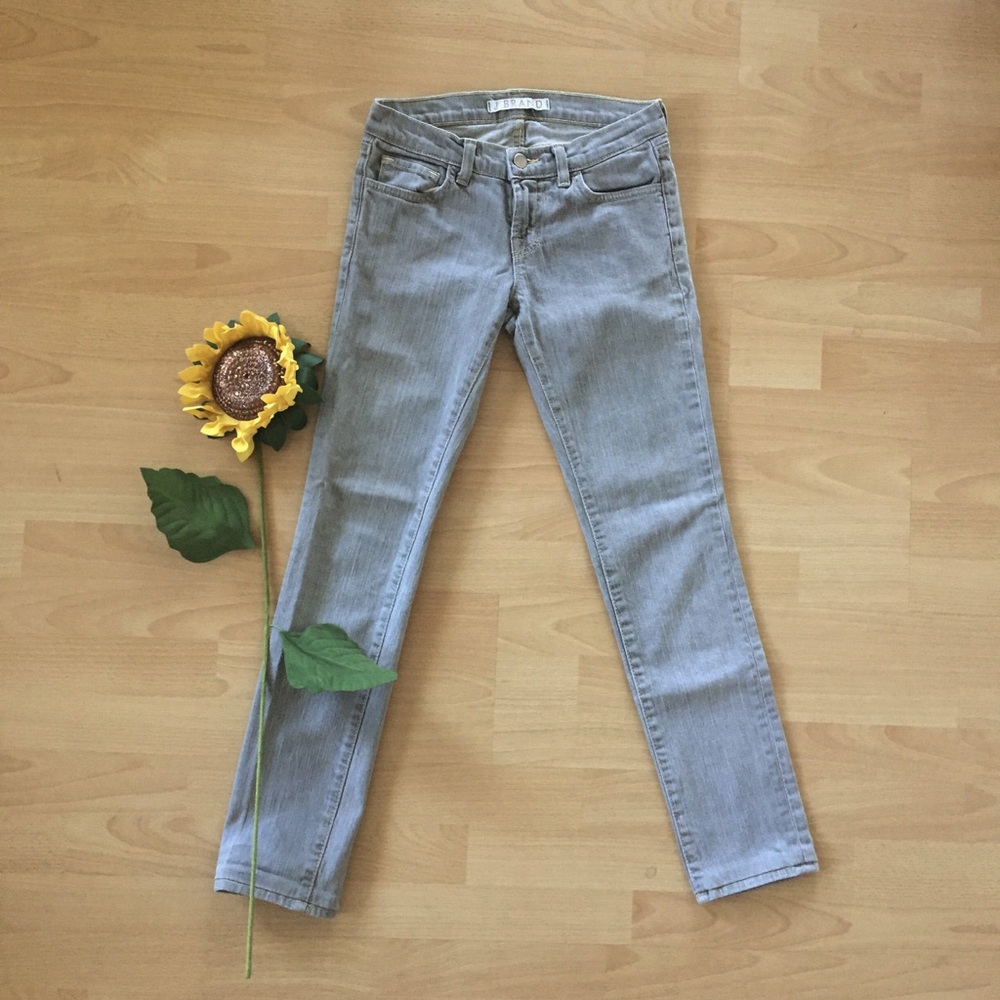 J Brand Grey 912 Skinny Jeans Size 25