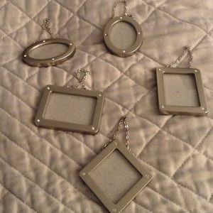 Five Hallmark Key Chain Picture Frames
