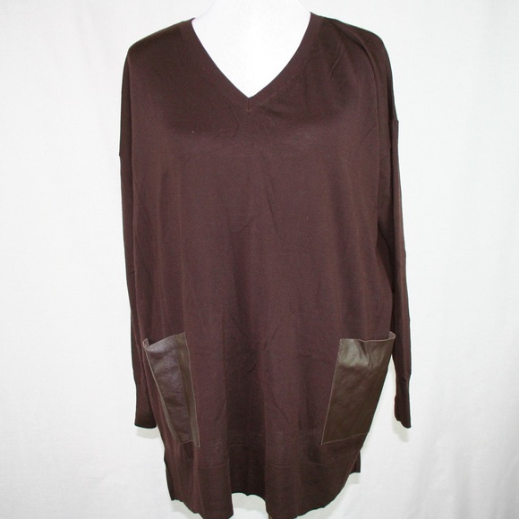 Michael Kors 100% Merino Wool in Chocolate - Picture 5 of 8