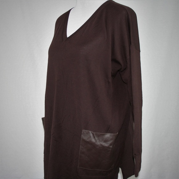 Michael Kors 100% Merino Wool in Chocolate - Picture 8 of 8