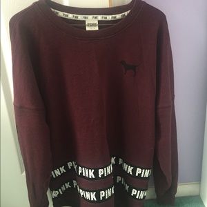 Burgundy Crew Neck