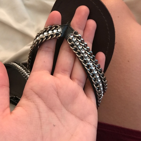 WET SEAL OPEN TOE SANDALS ZIP-UP - Picture 2 of 4