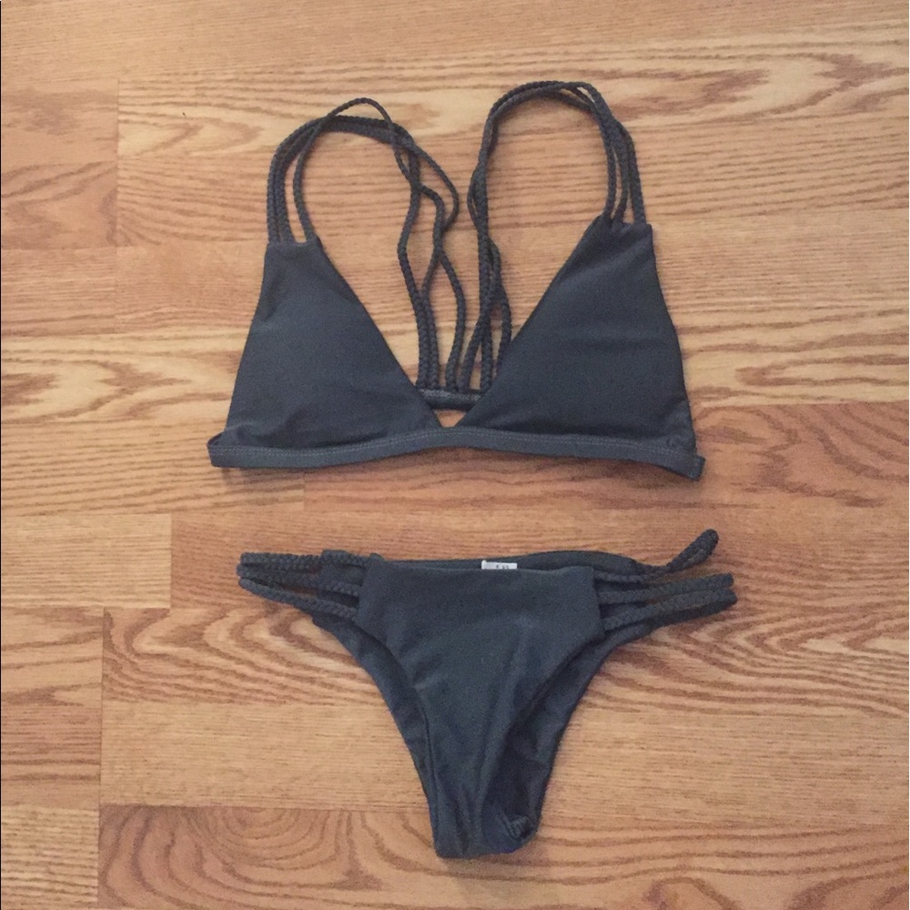 Mooskini bikini dark green