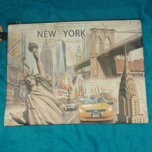 NYC accessory/cosmetic bag