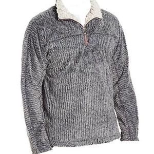 TRUE GRIT GRAY PULLOVER