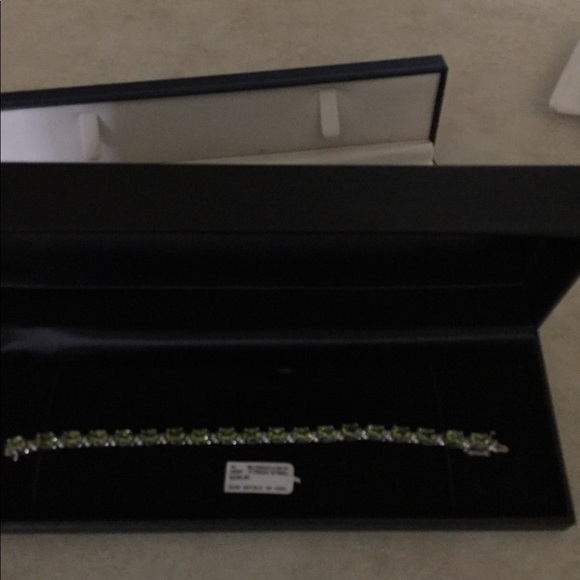 Peridot bracelet Sterling Silver - Picture 1 of 4