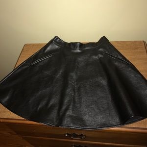 Leather skirt