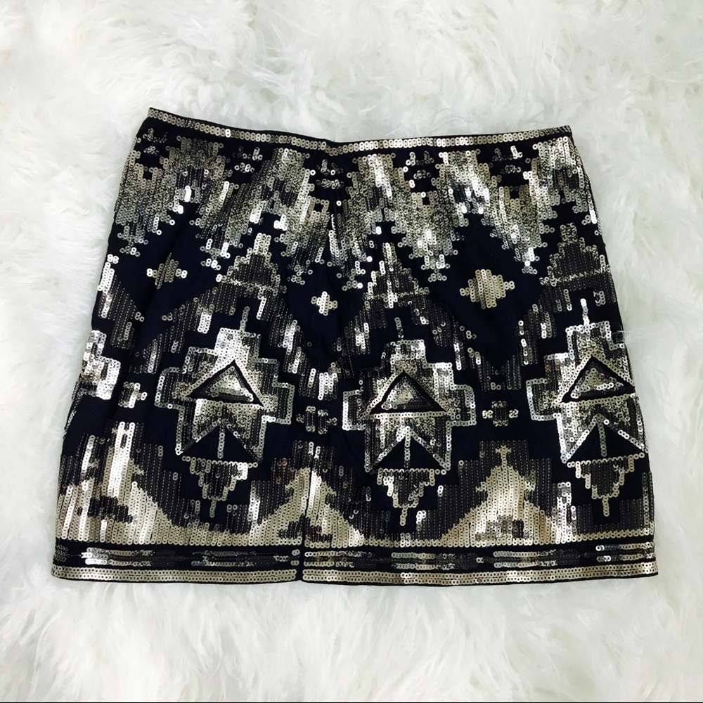 Express sequin mini skirt - size XS