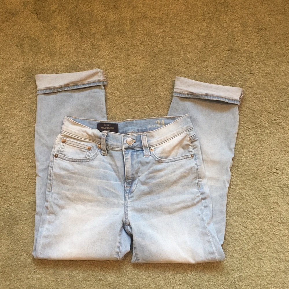 J. Crew Vintage Cropped jeans