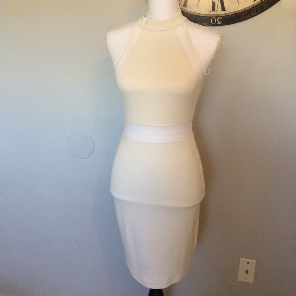 French connection mesh dress