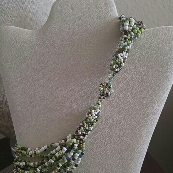 Seed Bead Necklace - Picture 2 of 3