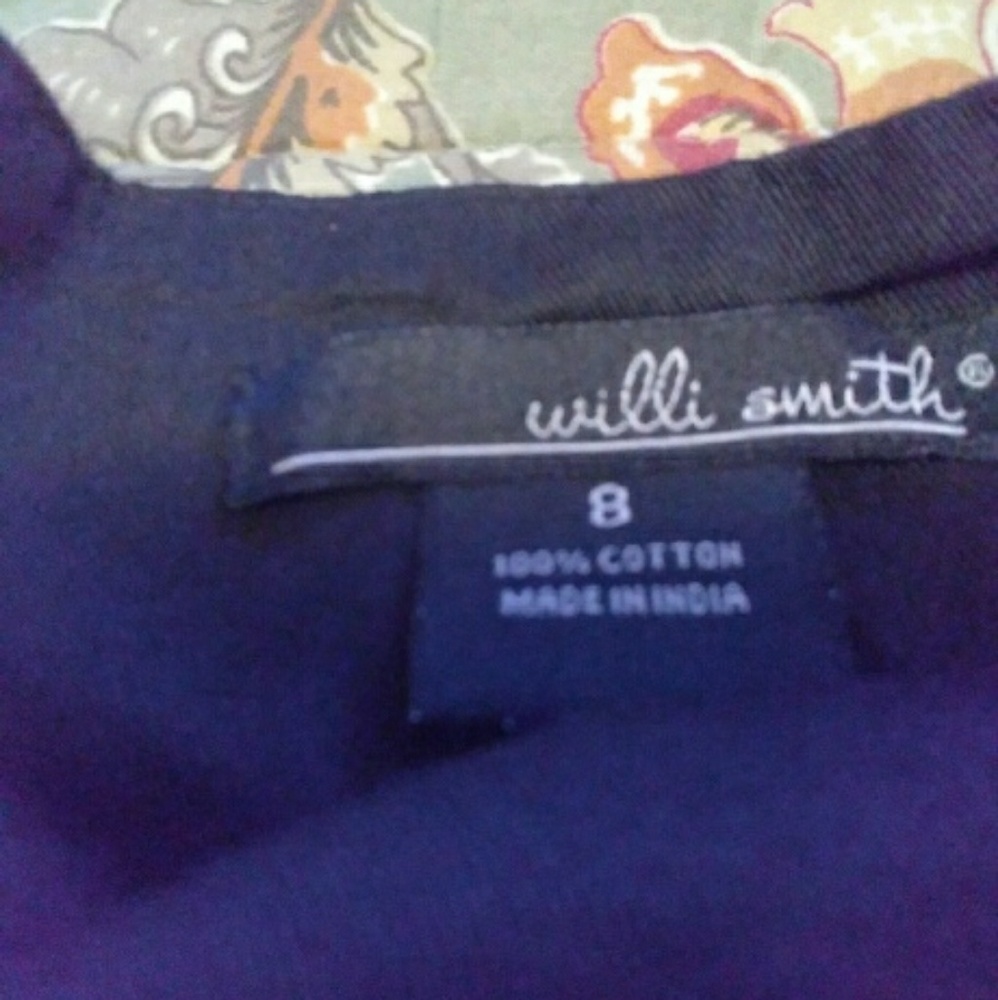 Willi Smith Black Skirt Sz 8