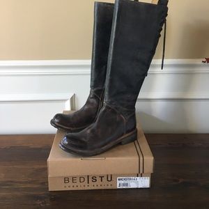 Bed Stu boots Black Rustic/Teak Rustic