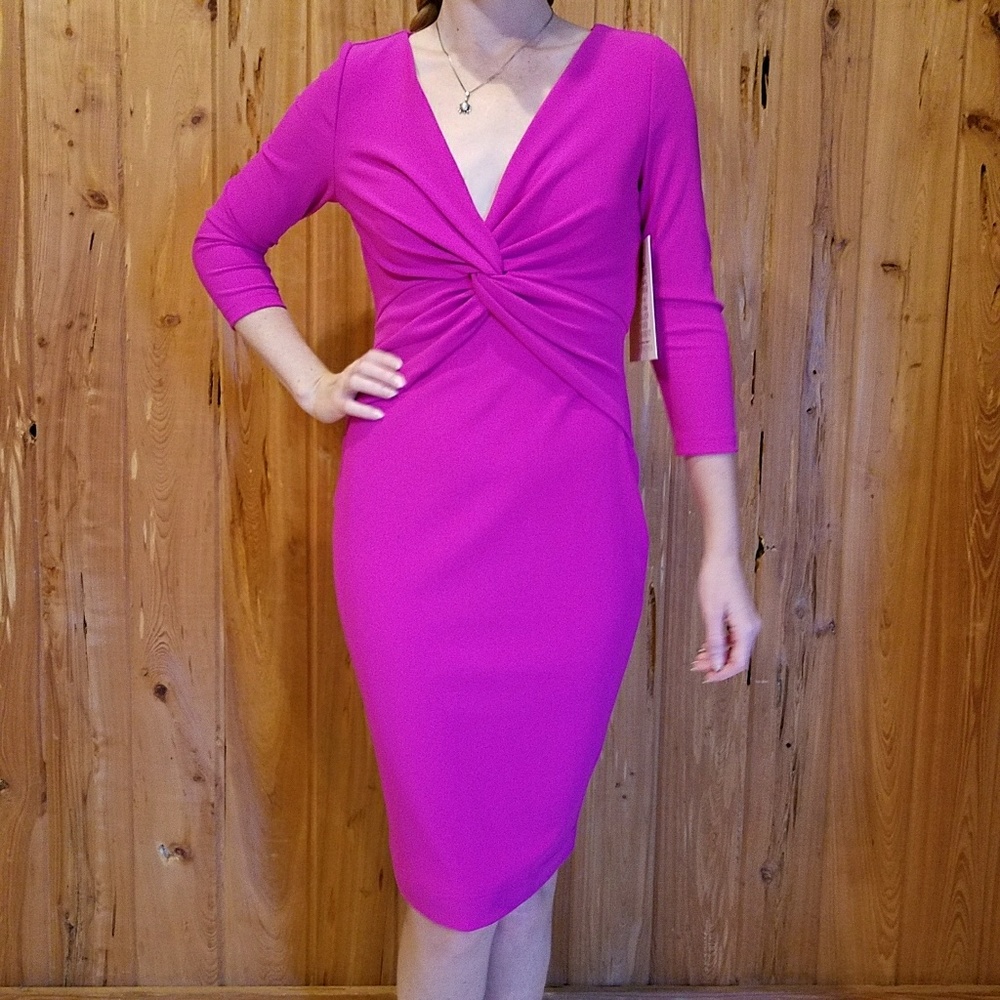 Boston Proper, Travel Knot Dress, Flirty Pink