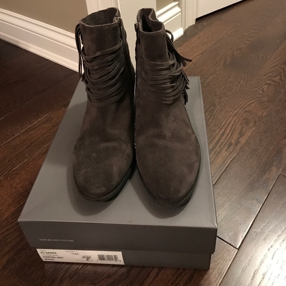 Vince Camuto Shoes - Vince Camuto charcoal grey Verona boot