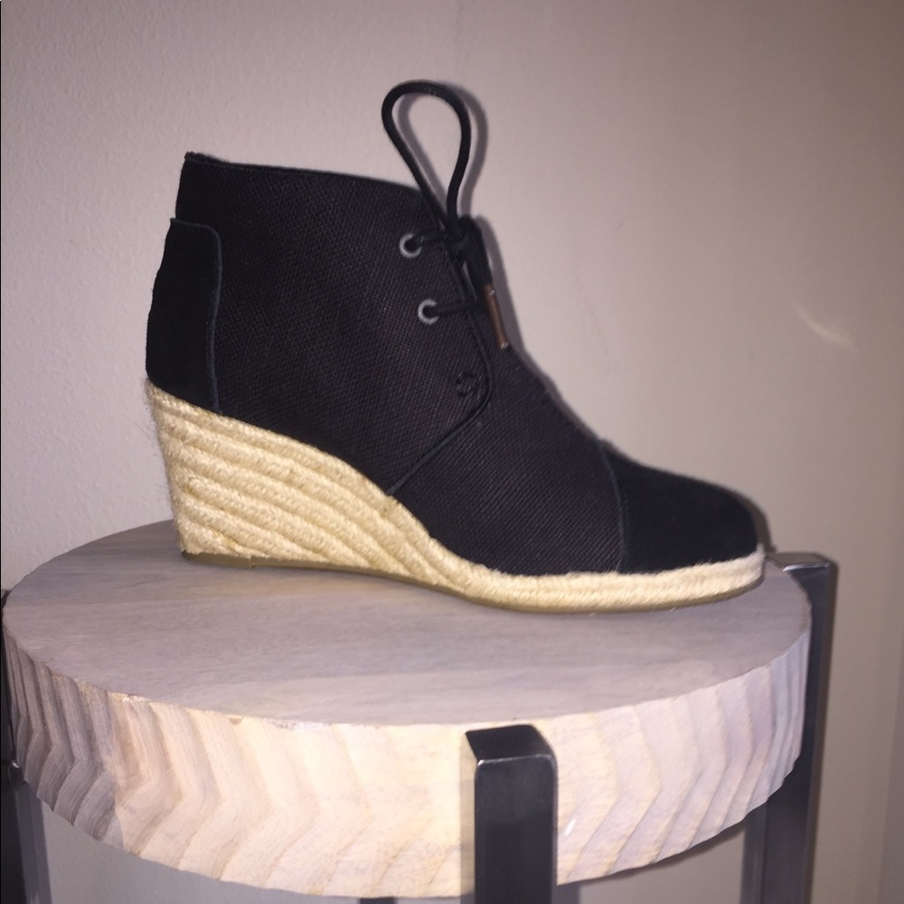 TOMS Wedge Booties