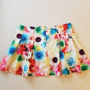 Brand new skirt with shorts underneath.