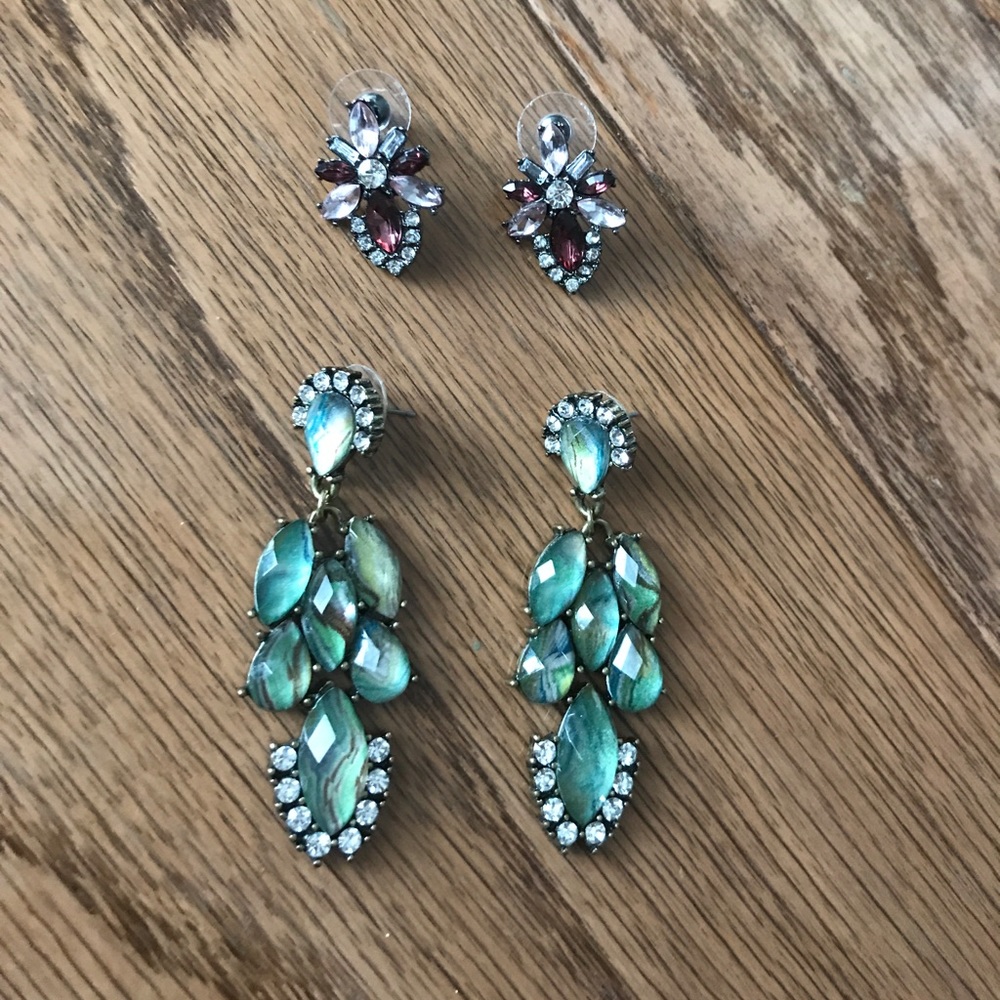 TWO DRESS EARRINGS