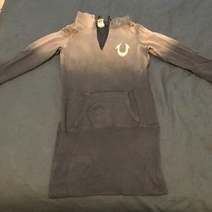 True religion long hoodie