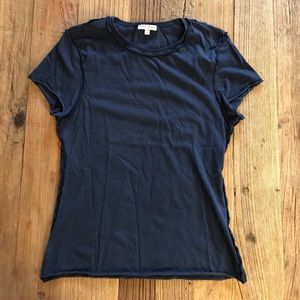 Inside out James Perse Navy Tee