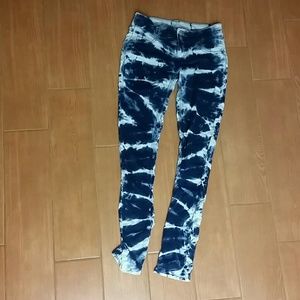 Vanilla Star tie-die skinny jeans size 3