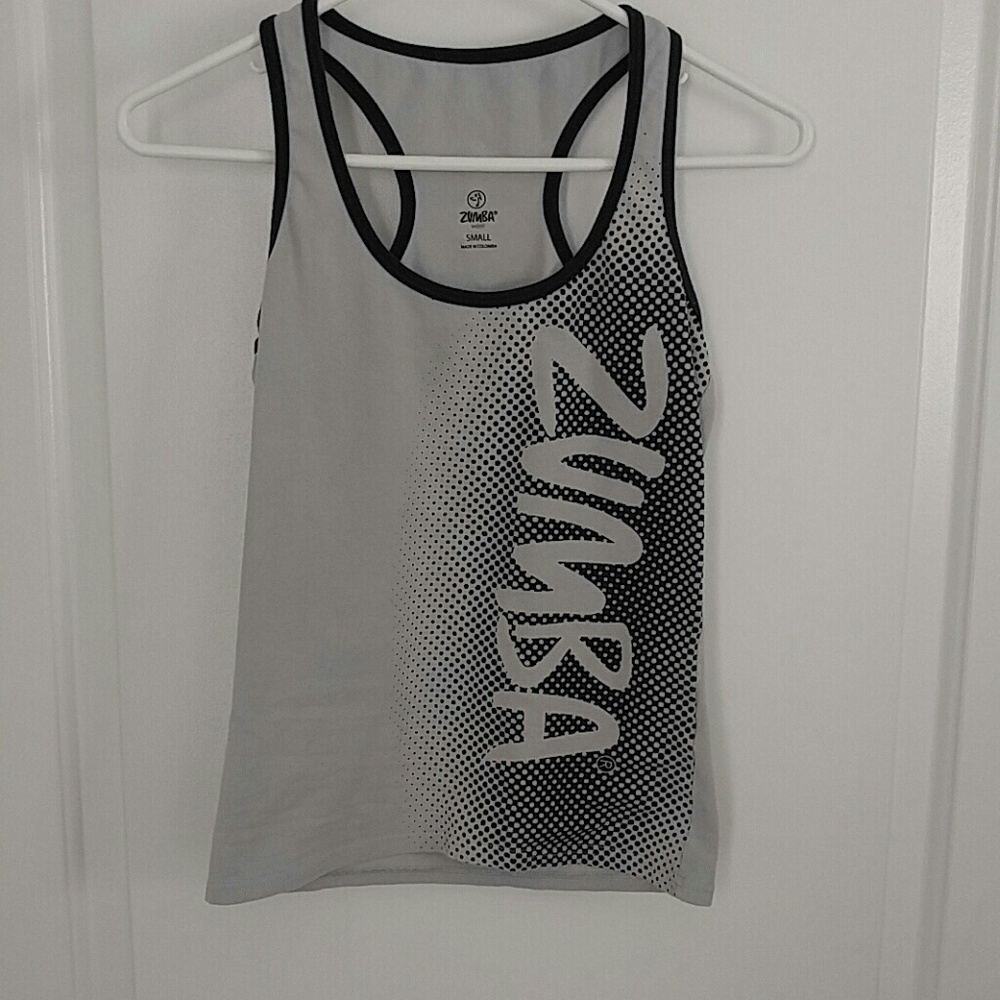 Zumba Fitness Black/Grey Racerback Tank