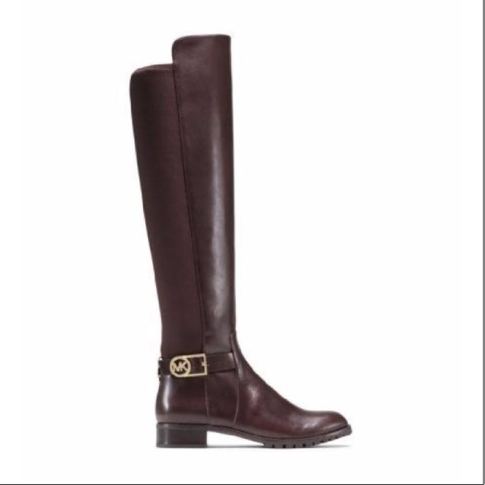 NEW Michael Kors Bryce Over The Knee Leather Boots