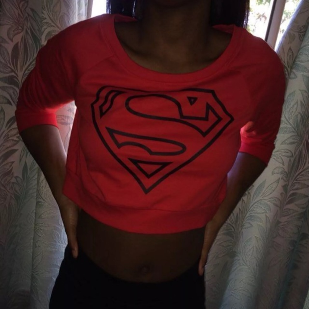 Superman crop top