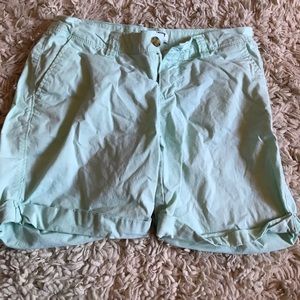 Mint shorts
