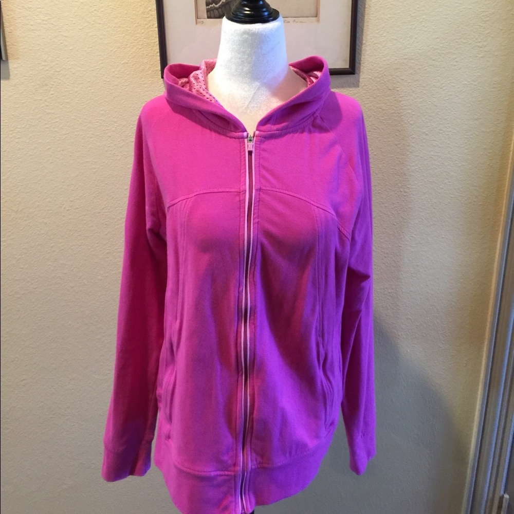 EVERLASTING LIKE NEW HOT PINK HOODIE POCKETS