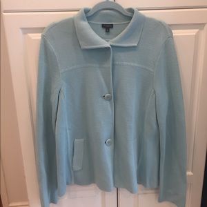 talbots turquoise cardigan