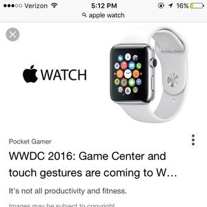 Apple Watch (want one)