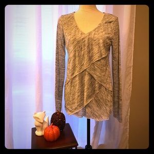 Heather Grey boutique blouse