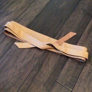 Wrap Around Belt - Tan