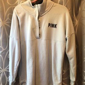 VS Pink Oversized Sweatshirt Sz Small