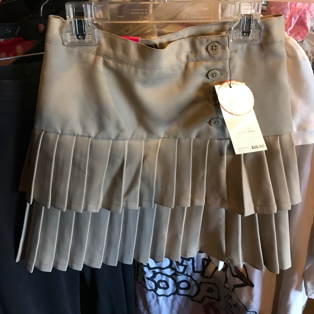 SOLD Skort uniform girls 8 French Toast kids