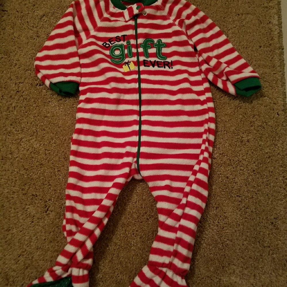 Christmas pajamas - 12-18 months