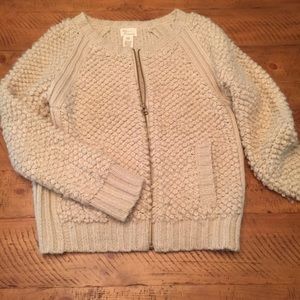 Fuzzy Cream Cardigan