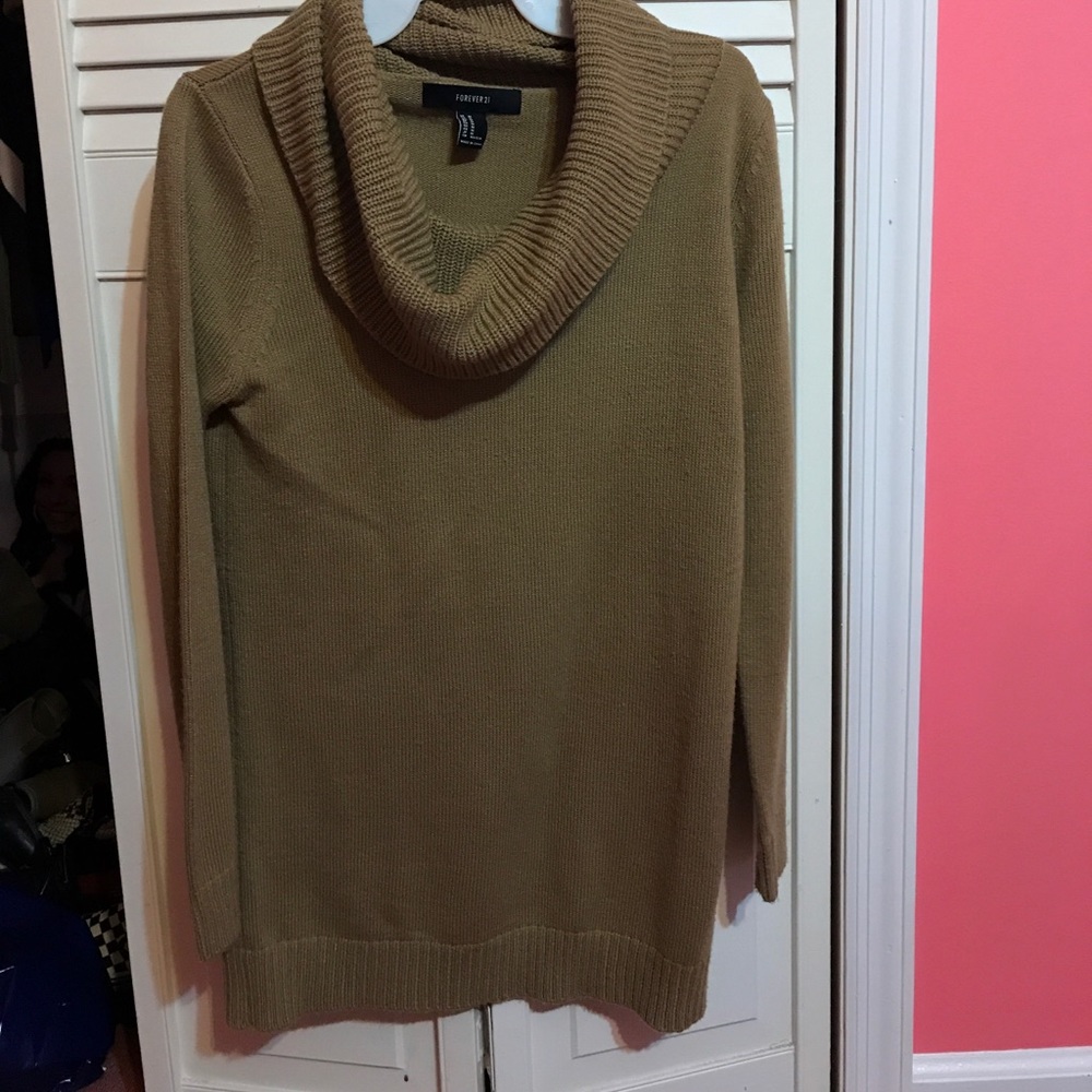 Cowl Neck Sweater Dress