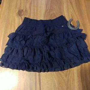 Navy Gilly Hicks mini skirt