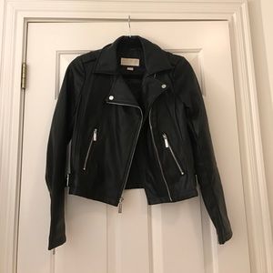 *NWOT* Michael Kors Faux Leather Jacket. Size XS.