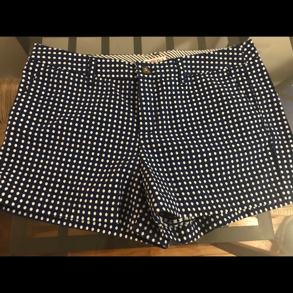 Merona Navy Polka Dot Shorts