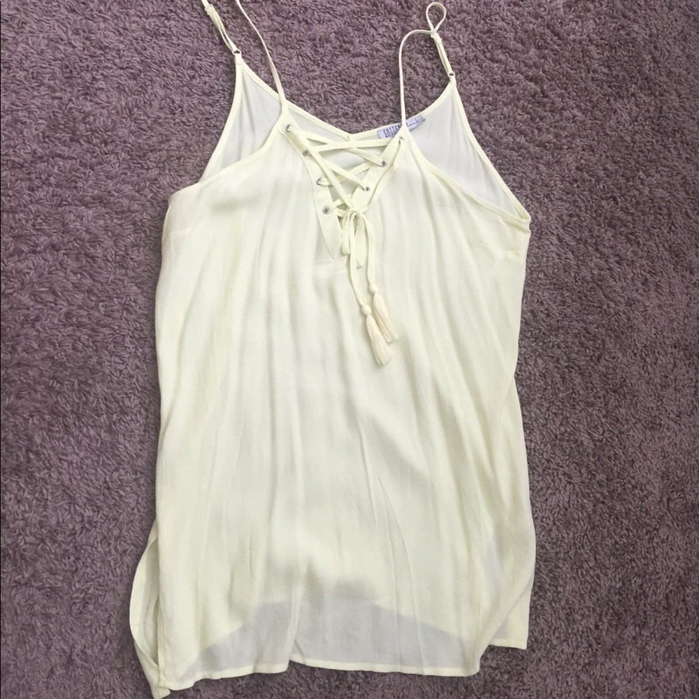 Yellow tank top