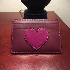 COACH LEATHER CARD HOLDER