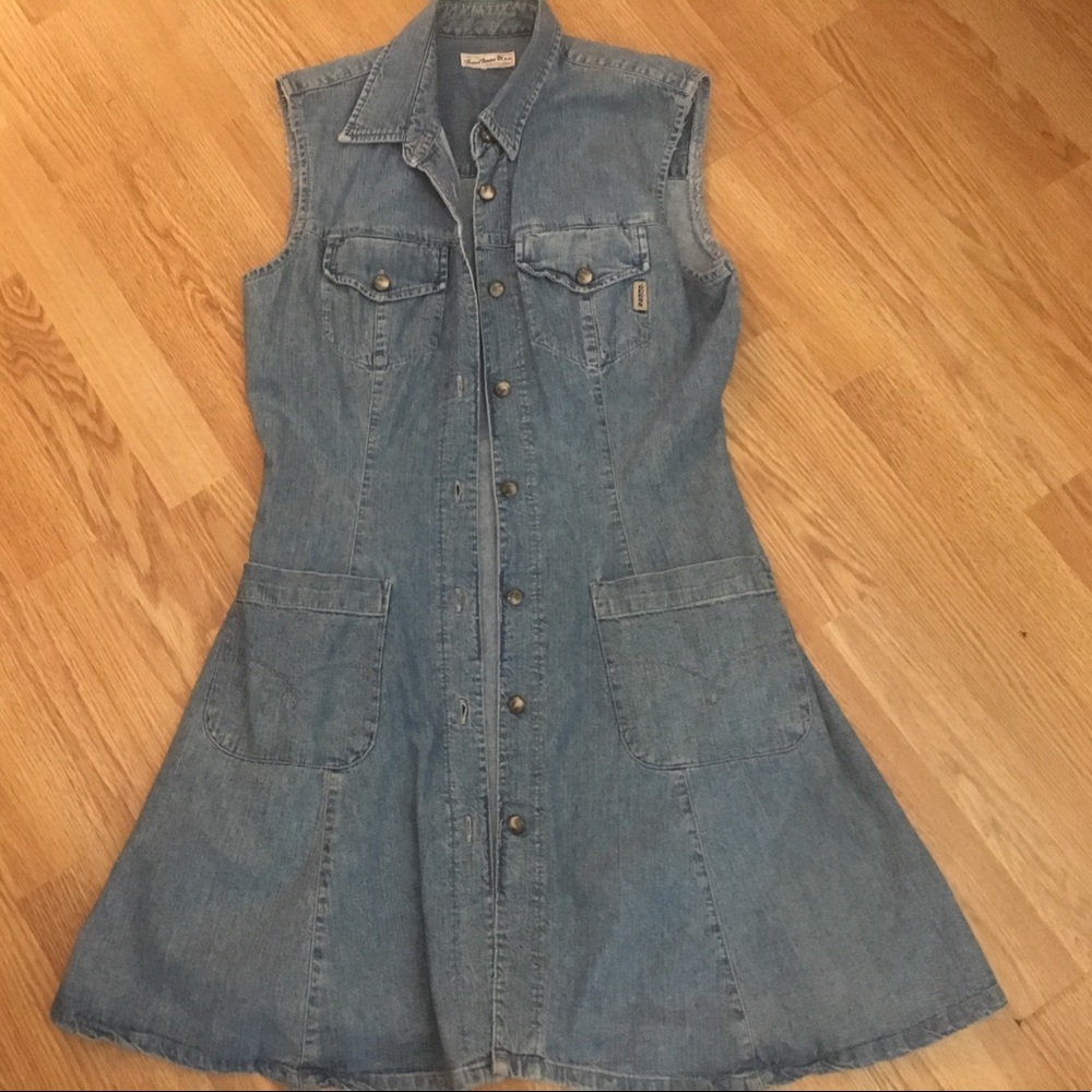 Denim Sleeveless Gap Dress
