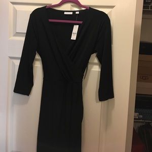 NWT! Black wrap dress