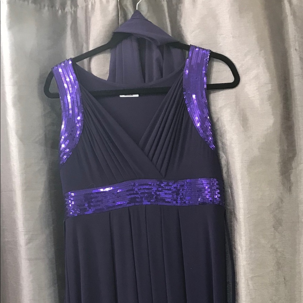 Purple fancy dress
