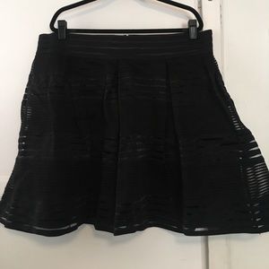 Torrid black A line skirt