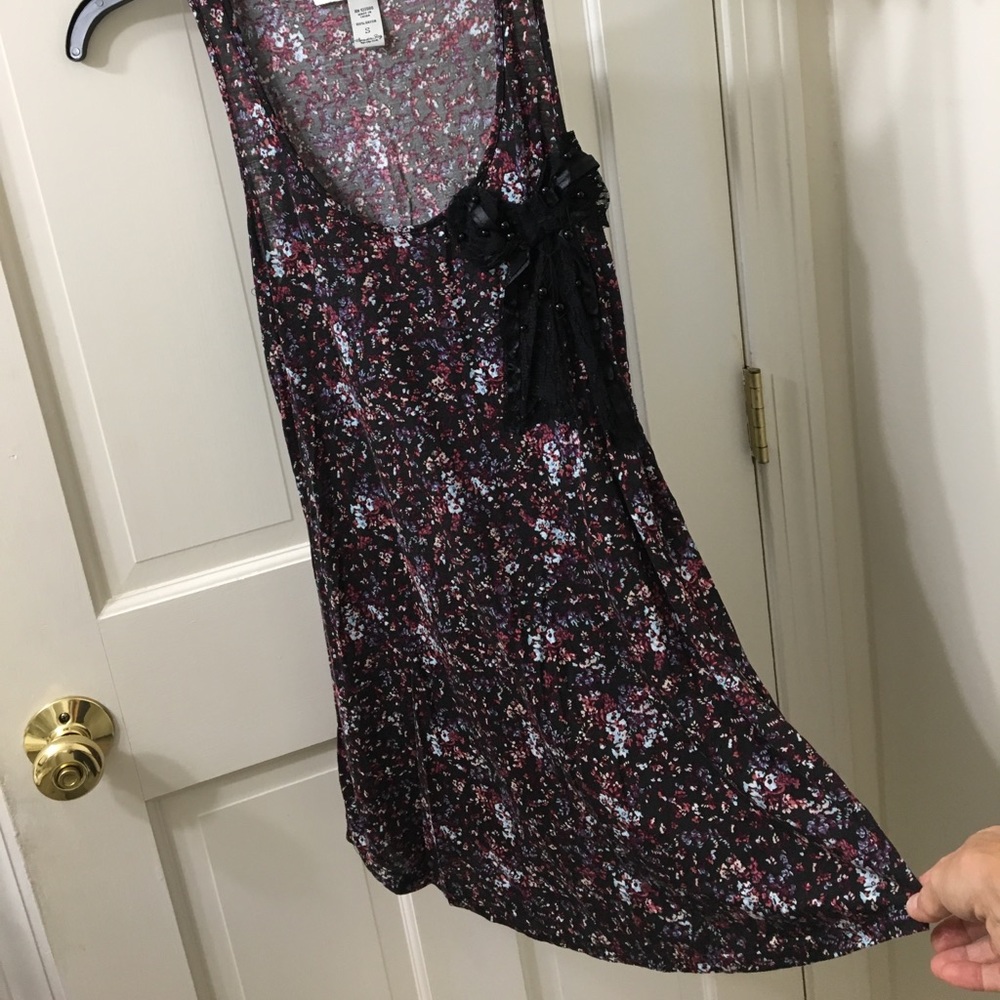 Calico patterned dress